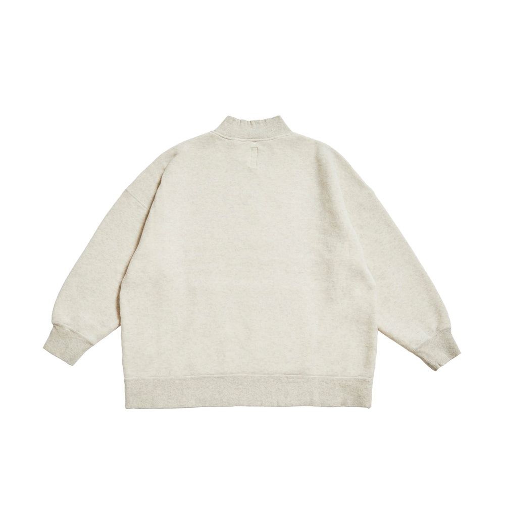 MARSHMALLOW HALF ZIP SWEAT SET UP（Oatmeal / オートミール） | kts ...