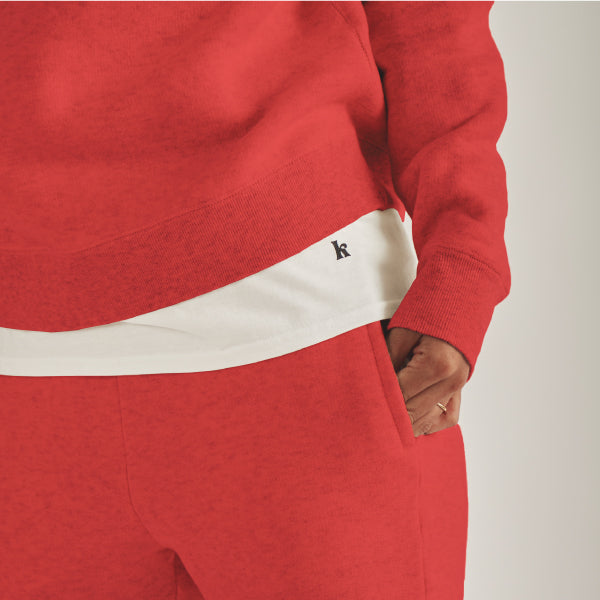 Marshmallow Sweat Pants（Lip Red / レッド） | kts-product