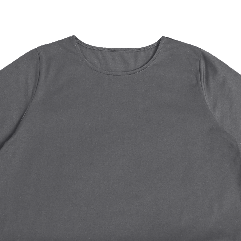 Classic Tee shirts Long One-piece（Gray / グレー）