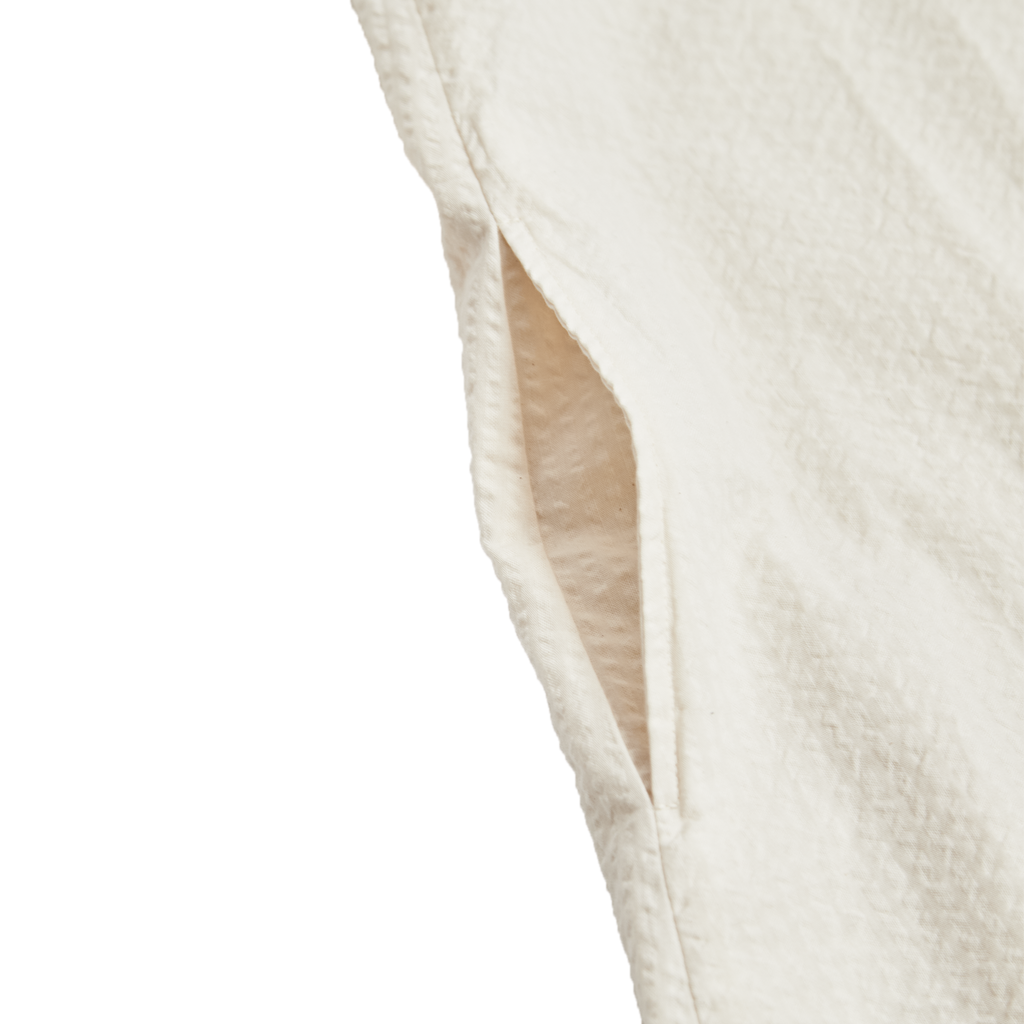 Organic Cotton Seersucker Airy  One-piece（Off white / オフホワイト）