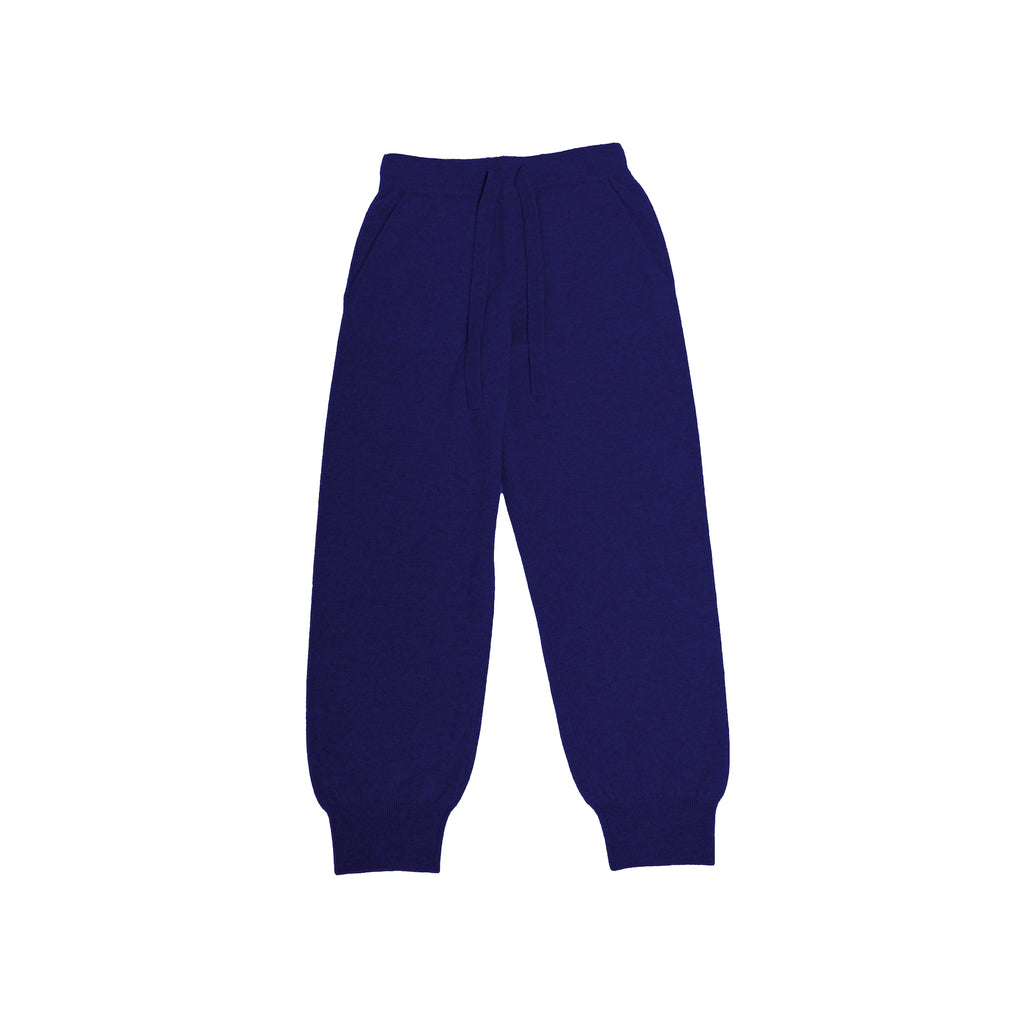 Cashmare100  Smooth Relaxed Pants（Peacock Blue / ブルー）