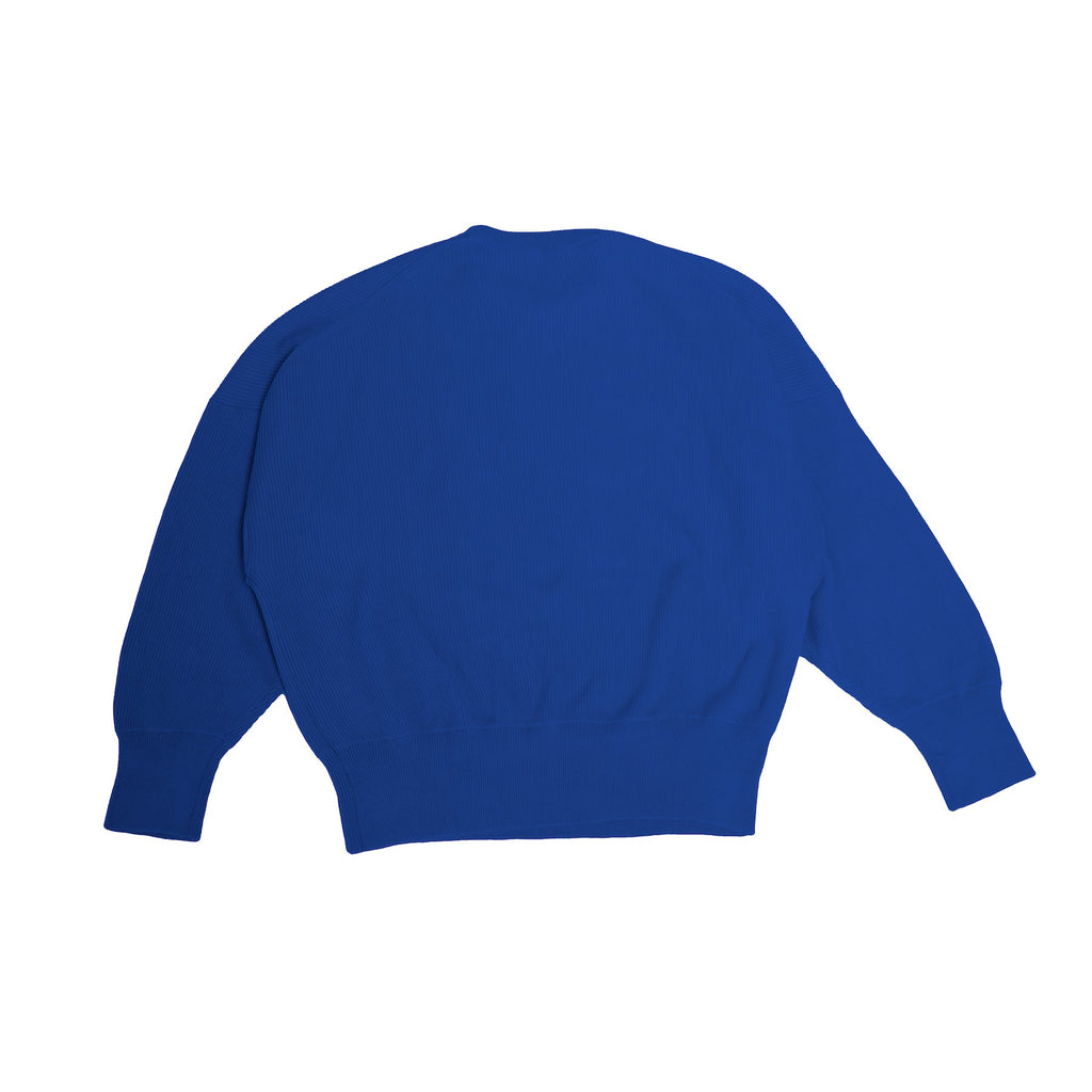 【先行受注】C.C. Crew Knit for Y.K（Salvia Blue / ブルー）